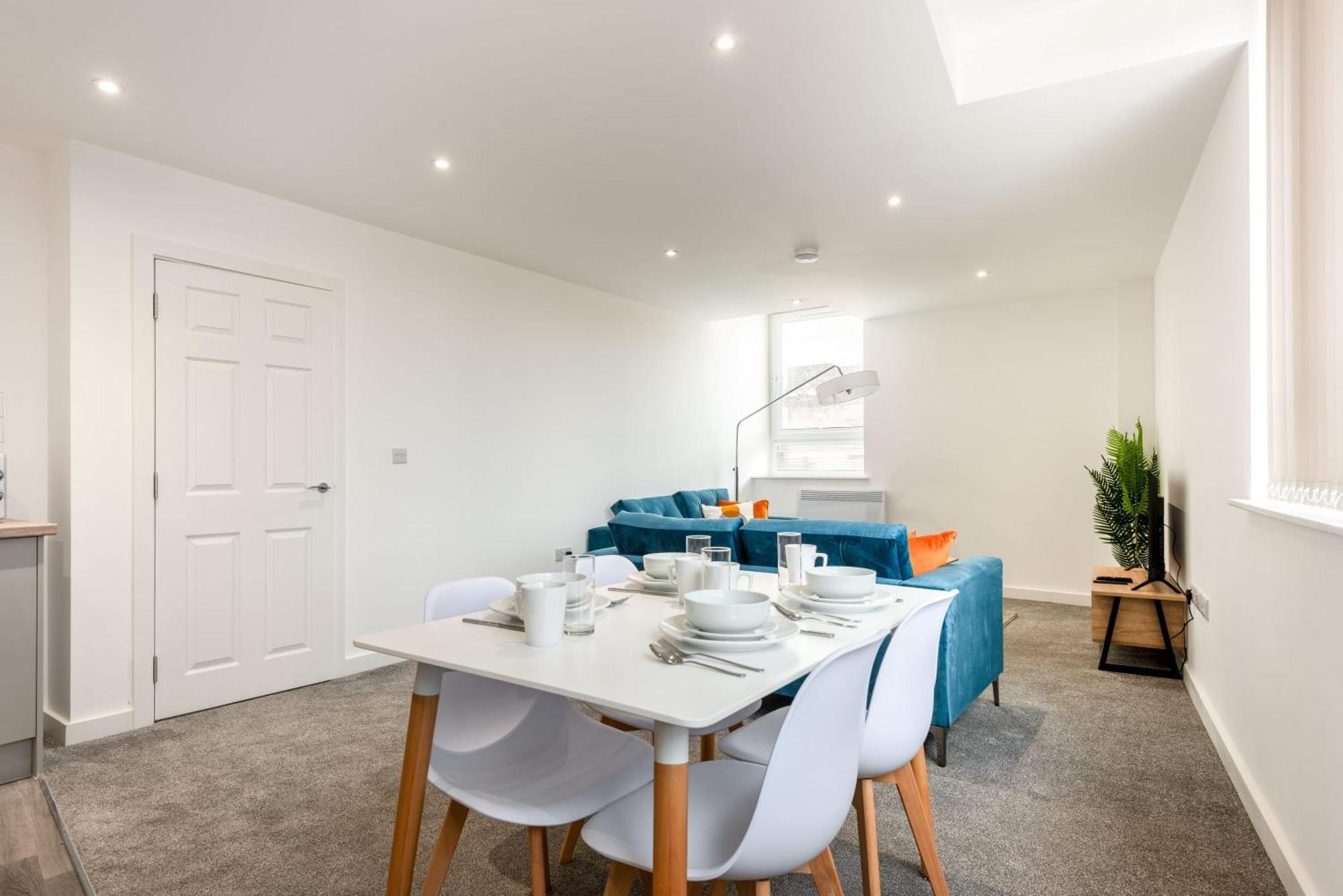 Lovely 1 Bedroom Apartment In Central Rotherham Bagian luar foto